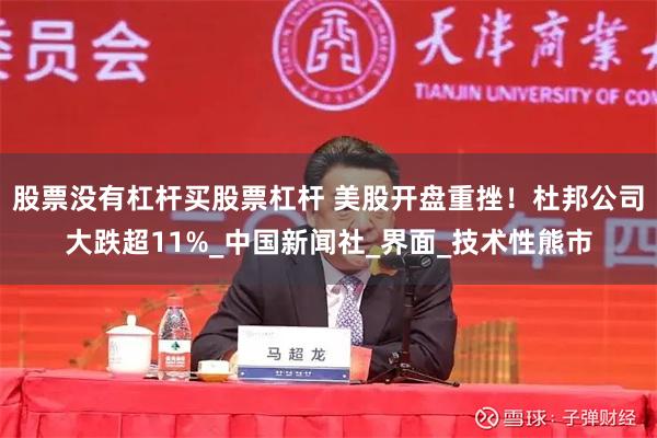 股票没有杠杆买股票杠杆 美股开盘重挫！杜邦公司大跌超11%_中国新闻社_界面_技术性熊市