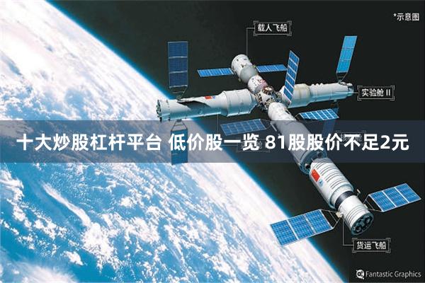 十大炒股杠杆平台 低价股一览 81股股价不足2元