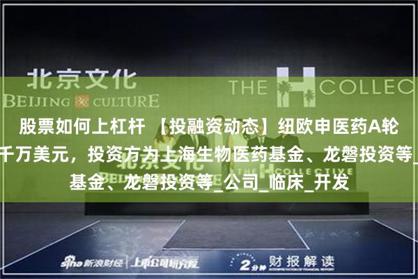 股票如何上杠杆 【投融资动态】纽欧申医药A轮融资，融资额数千万美元，投资方为上海生物医药基金、龙磐投资等_公司_临床_开发