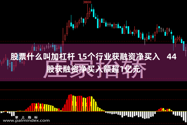 股票什么叫加杠杆 15个行业获融资净买入   44股获融资净买入额超1亿元